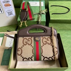 GUCCI/グッチ レディース クラシック GGメッシュ オフィディア コレクション ウェビング スモール チェーンバッグ トートバッグ 693724