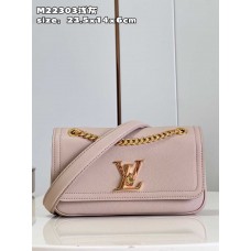 LV/ルイ・ヴィトン 23 ニュー ロックミー レディース ベージュ グレイン カウハイド ショルダーバッグ