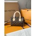 LV Louis Vuitton レディース オールドフローラル キャンバススピーディ ショルダーストラップ付き兼用ピローバッグ