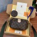 在庫直送 ルイヴィトン Louis Vuitton 3ピースショルダーバッグ バッグは、小さなコインケースとクロスボディにすることができます。