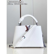 LV ルイ・ヴィトン CapucinesBB ショルダーバッグ M22055 ホワイト スモール